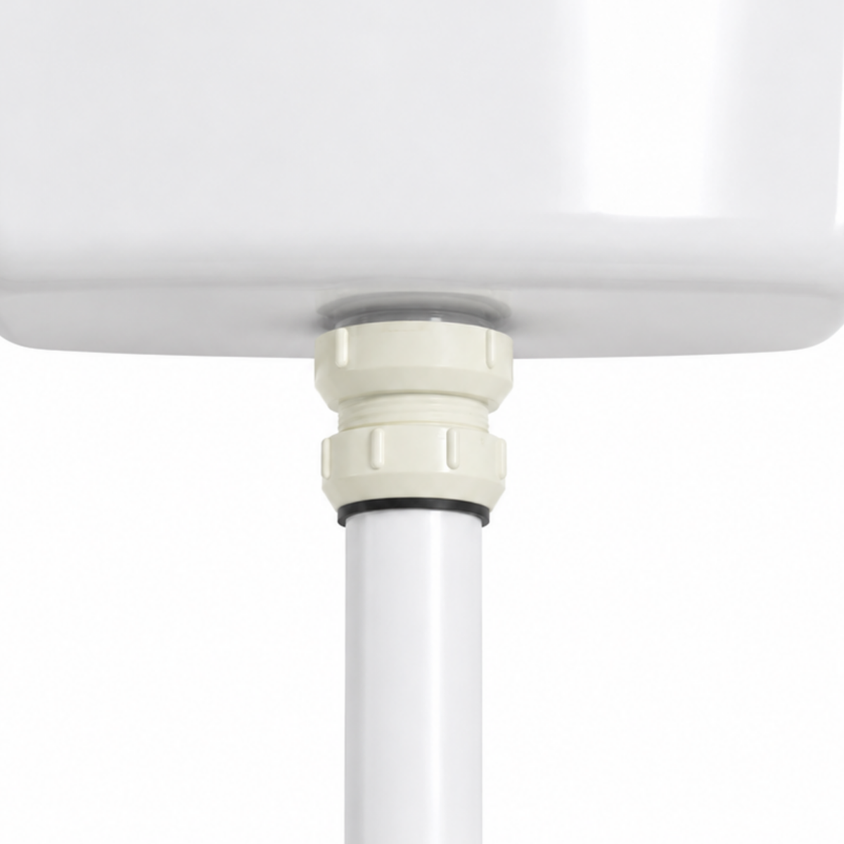 50mm to 40mm Cistern Reducer Toilet Water Tank Bottom Outlet Valve Flush Pipe Adapter Connector Rubber Seal