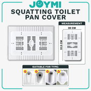 C&C Squatting Toilet Pan Cover Anti-Slip Squat Toilet Cover Penutup Lubang Tandas Cangkung